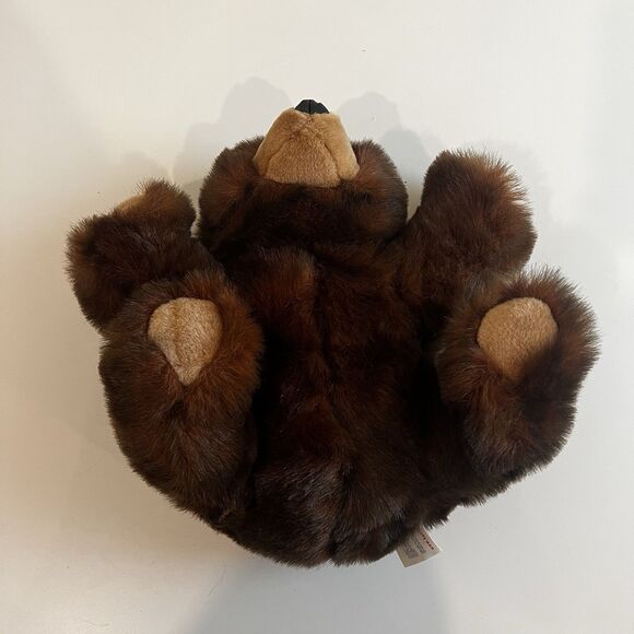 KellyToy Grizzly Bear Classic Impressions Brown Shades Soft Toy 8.5in - Picture 6 of 7